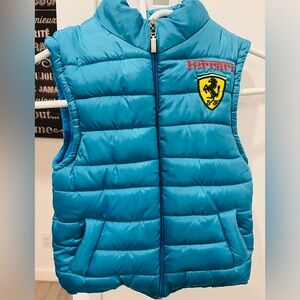 Ferrari Teal Quilted Vest